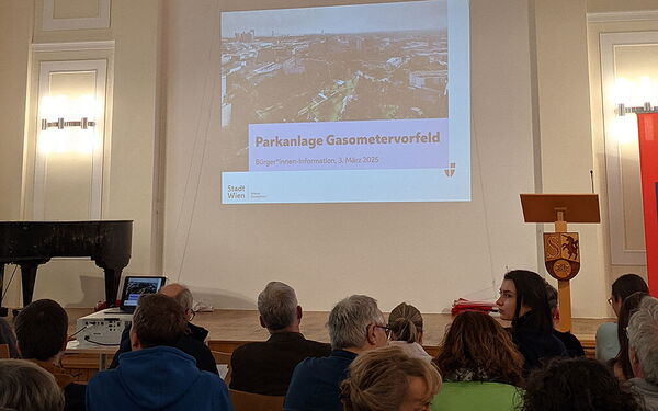 Infoveranstaltung zur Parkanlage Gasometerfeld