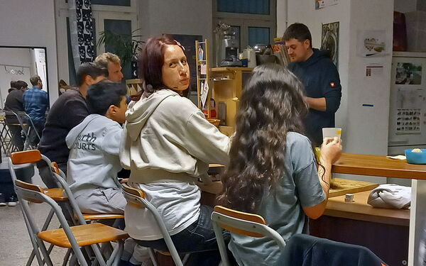 Gut besuchter Teenieclub im Hasenleitenclub