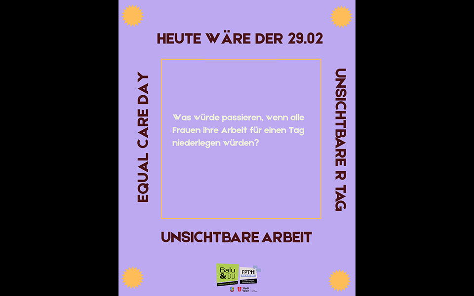 Aktion zum Equal-Care-Day