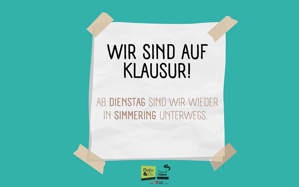 Posting für die Klausur des Teams