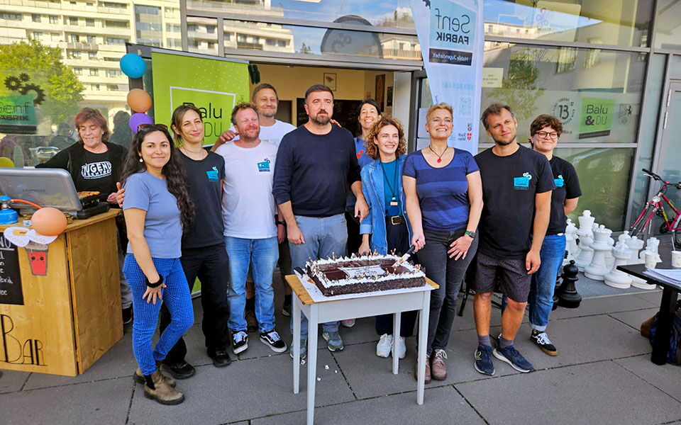 Das Team der Senffabrik mit der Geschäftsleitung.