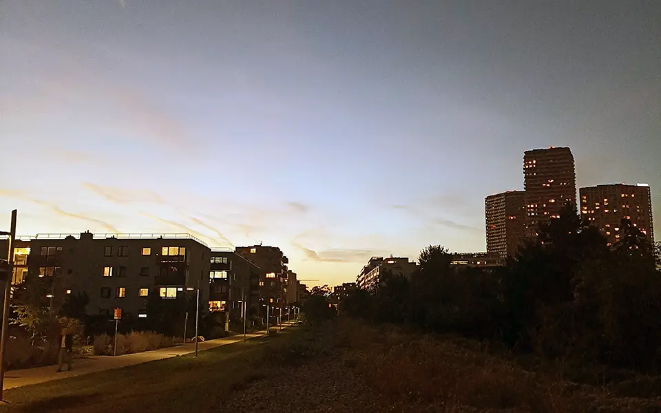 Sonnenuntergang Ein Sonnenuntergang über Wien