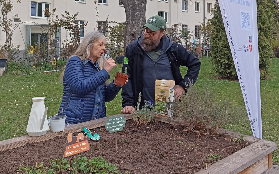Beginn der Hochbeet-Saison im Carsonypark Beginn der Hochbeet-Saison im Carsonypark