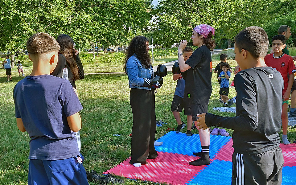 Taekwondo im Herderpark