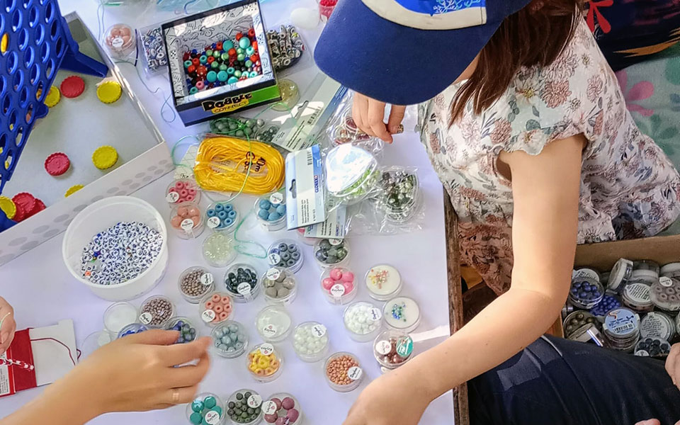 Perlenwerkstatt im Ortlieb-Park Perlenwerkstatt im Ortlieb-Park