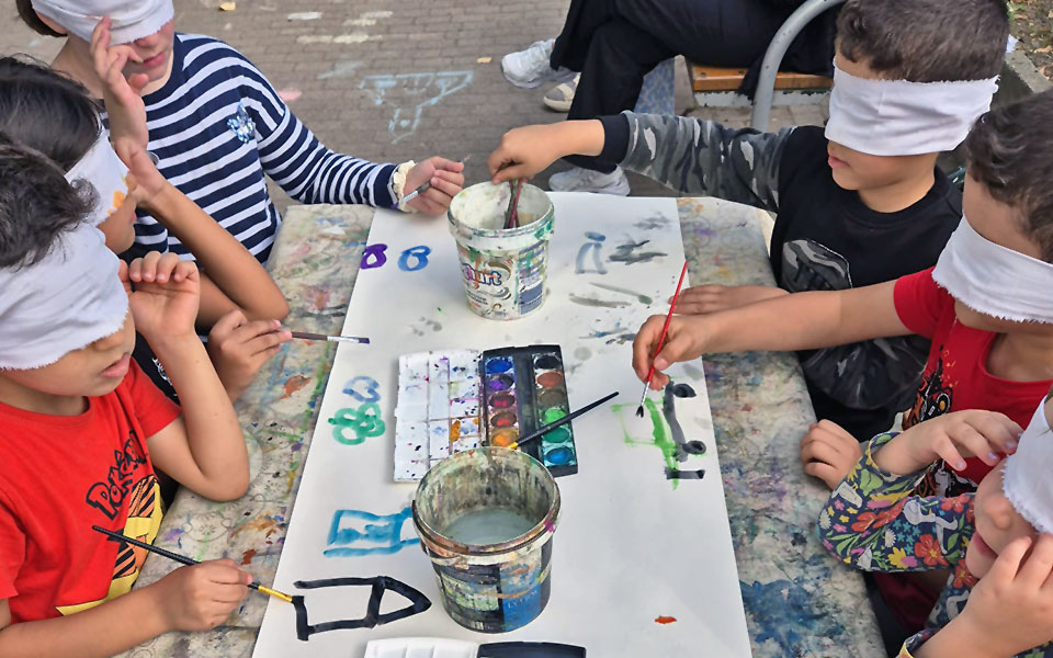 Kann ich auch blind malen?